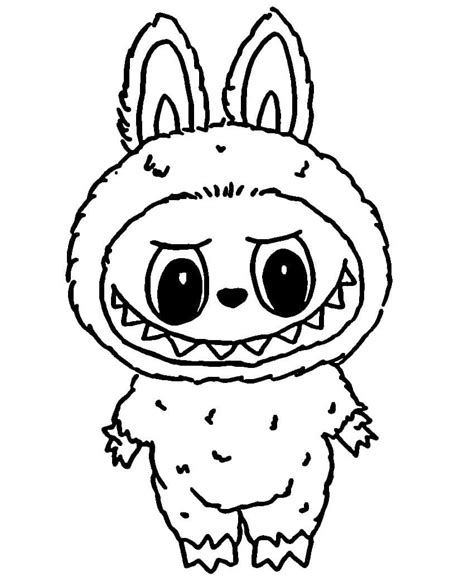 labubu printable coloring pages printable template