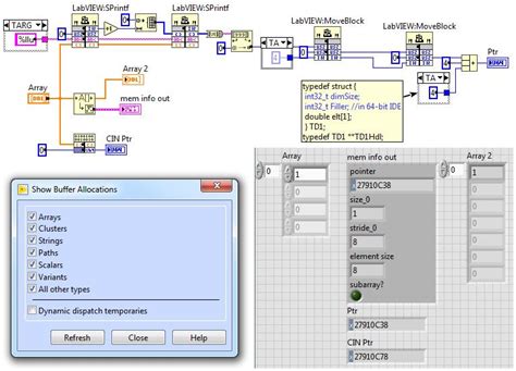 Labview Buffer Size
