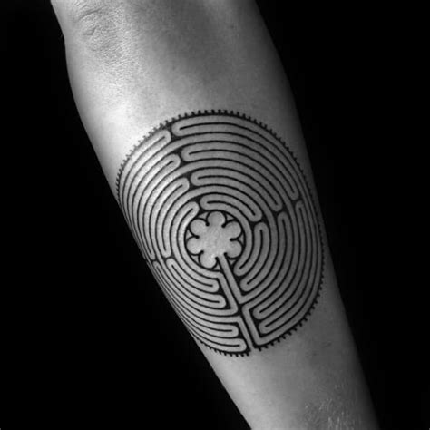 Informative Labyrinth Tattoo Design References