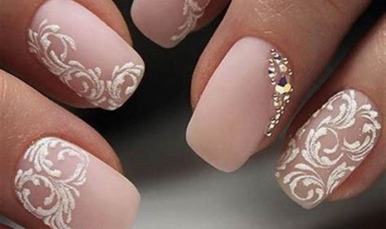 Lace Wedding Nails: Elevate Your Bridal Look with Timeless Elegance