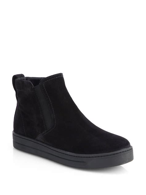Rick owens Laceless Hitop Sneakers in Red Lyst