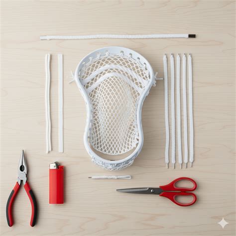 Lacrosse Head Stringing Kit