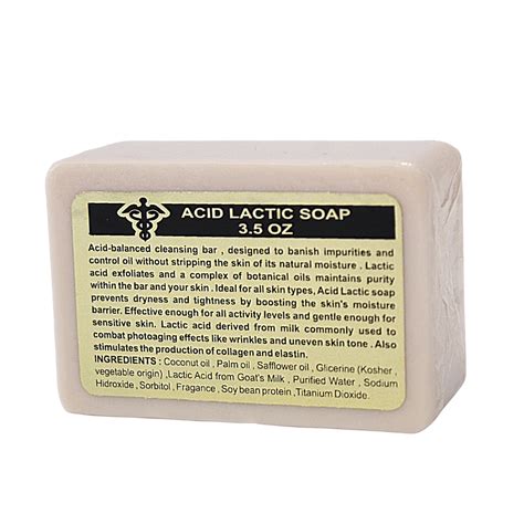 lactic acid soap