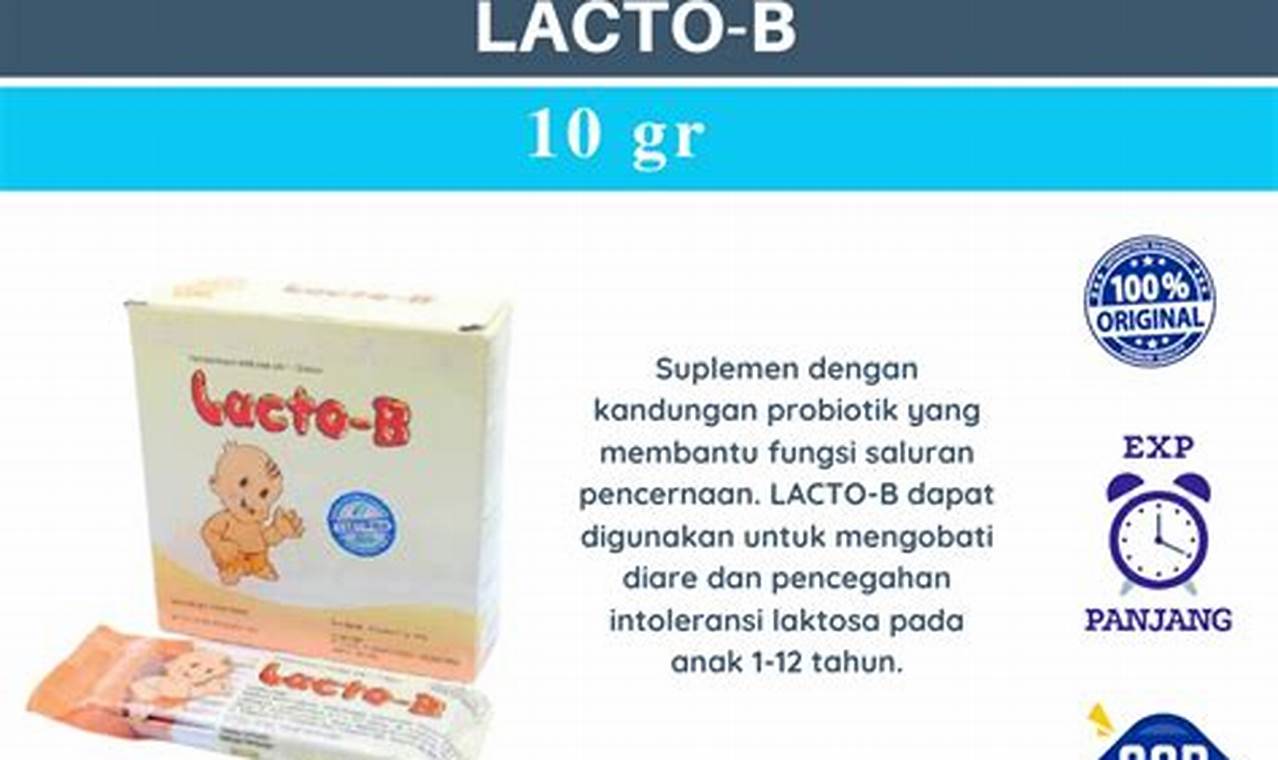 LactoB Sachet (1 Box 10 Sachet) Beli Online Toko SehatQ