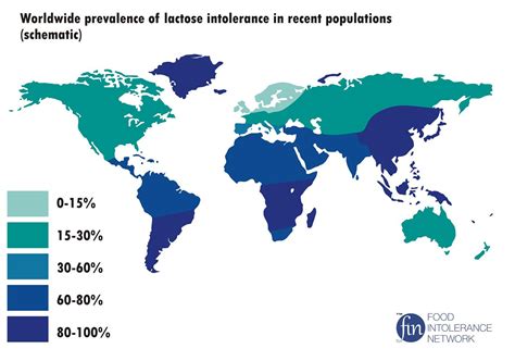 Lactose Intolerance In Different Countries