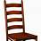 Vintage Ladder Back Rush Seat Dining Chairs Set of 6 Chairish