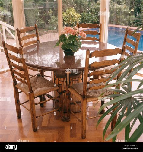 Ladder Back Chairs And Table