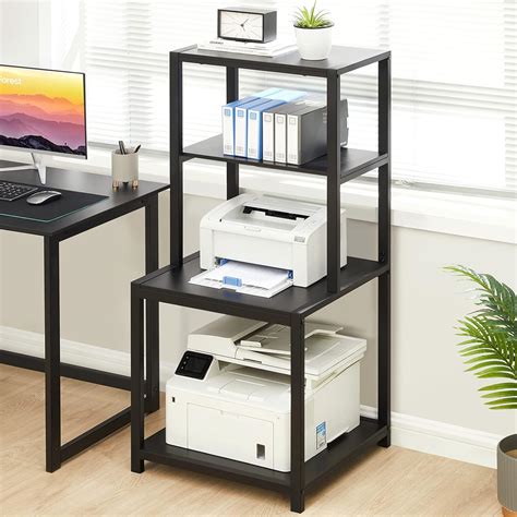 Ladder Desk With Printer Shelf