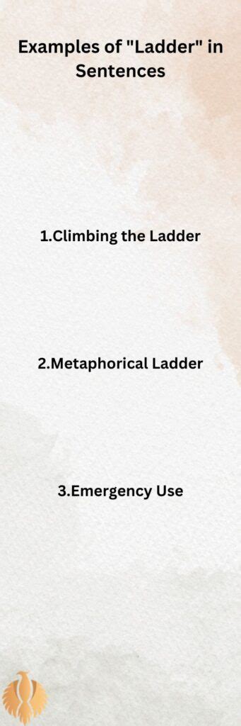 Ladder Examples In A Sentence