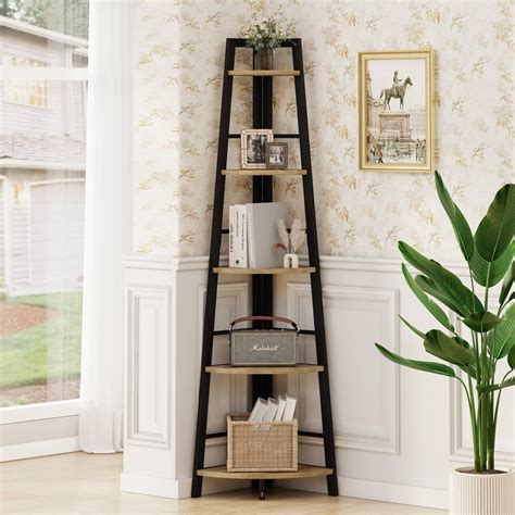 Ladder Shelf Corner Unit