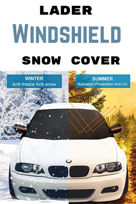 Lader Windshield Snow Cover
