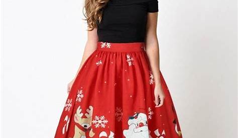 Ladies Christmas Skirts Uk