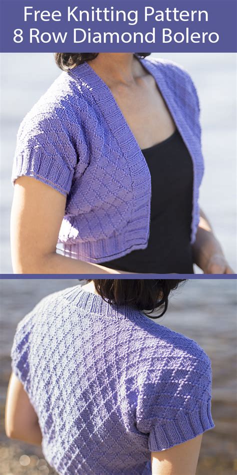 Ladies Bolero Jacket Knitting Pattern