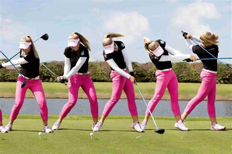 ladies golf swing video