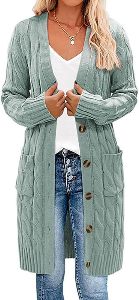 Ladies Long Cardigans Amazon