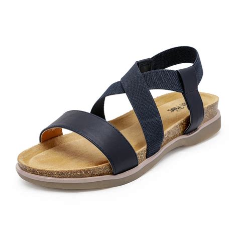 ladies navy sandals size 3
