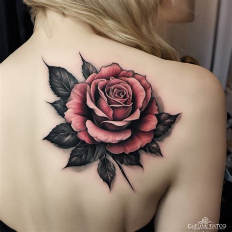 Ladies Rose Tattoos
