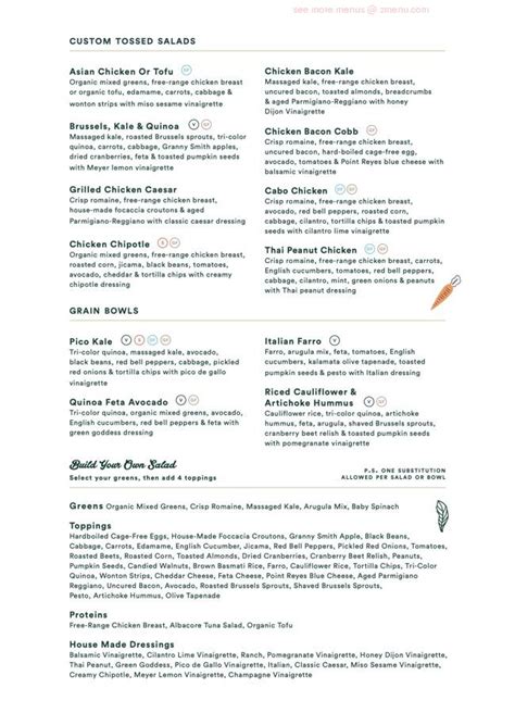 Ladle & Leaf Menu