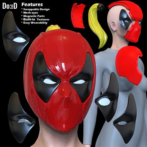 Lady Deadpool 3D Printable File