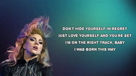 lady gaga lyrics born this way