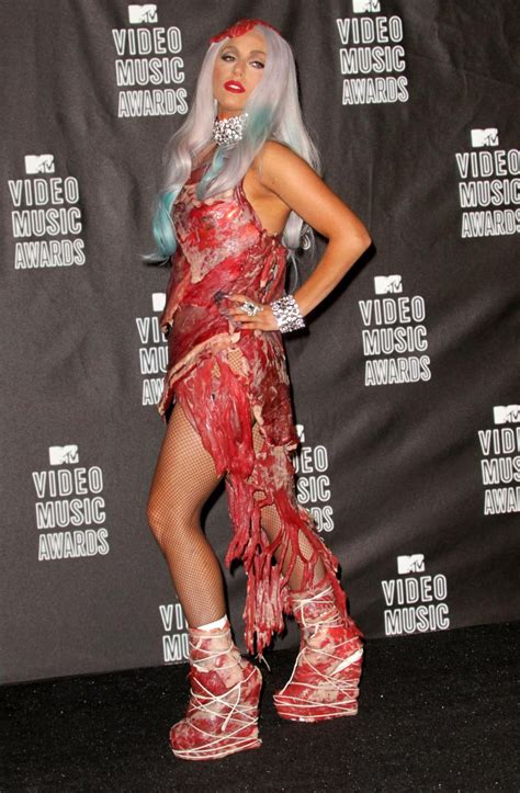 lady gaga meat dress reason