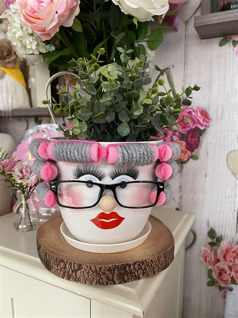 Lady Head Flower Pots
