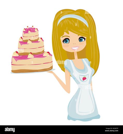 Lady With Cake