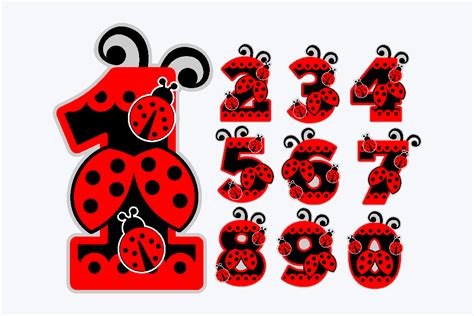 Download lady-bug-numbers SVG