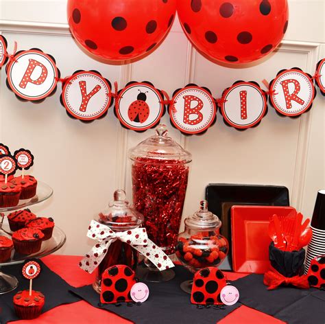 Ladybug Party Little Lovebug Design and Ideas Mimi's Dollhouse