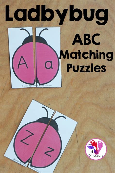 Ladybug Abc Match Free Printable