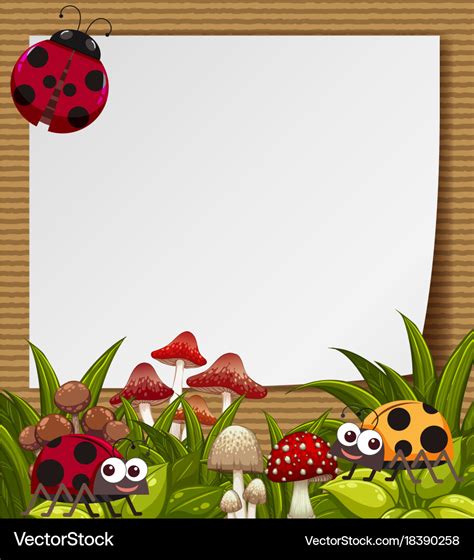 Ladybug Border Printable Templates