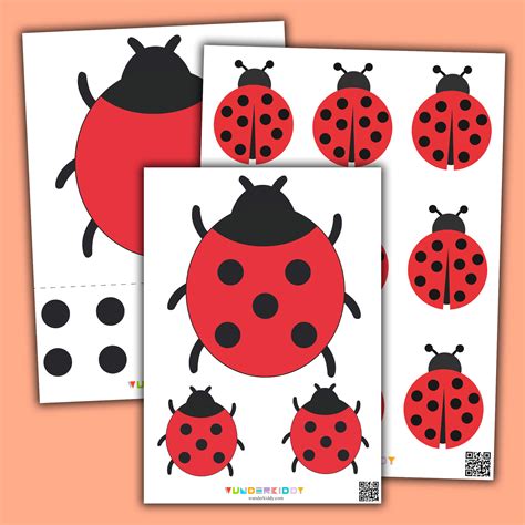 Ladybug Printable Cutouts