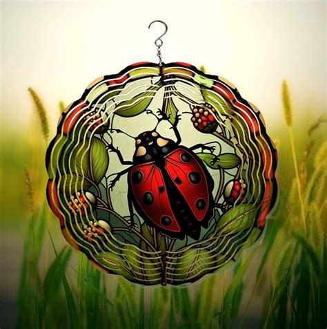 Ladybug Wind Spinner