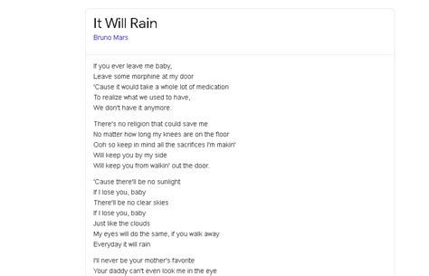 Memahami Makna dan Pengaruh Lagu "It Will Rain" di Referensi