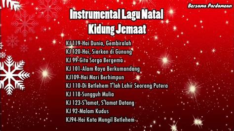 lagu natal kidung jemaat