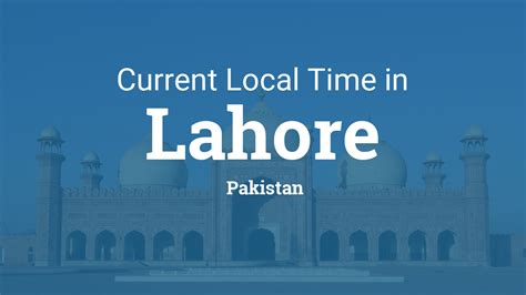 lahore time right now