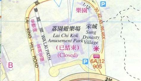 1997 map of Lai Chi Kok | Gwulo