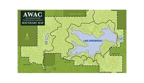 Lake Arrowhead Lake Rights Map