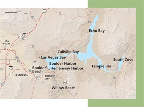 Lake Mead Map Usa
