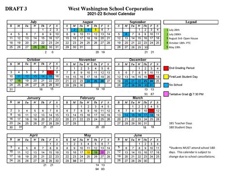 Lake Washington School District Calendar