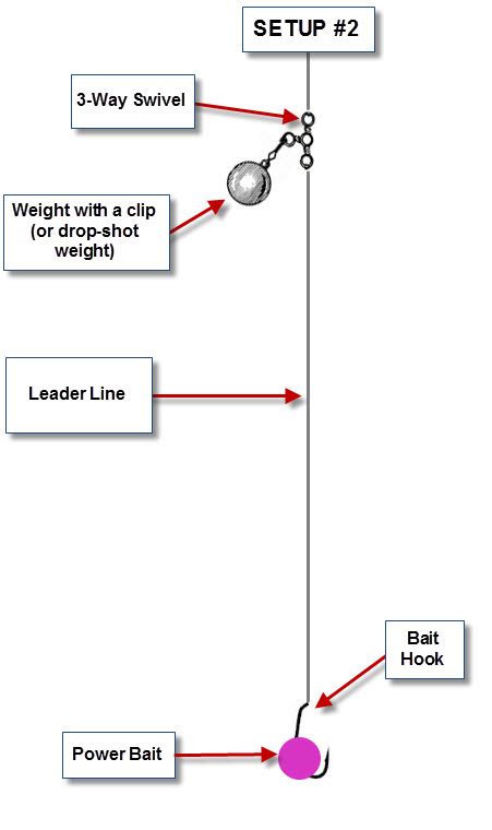 Lake Fishing Line Setup