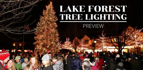 lake forest tree lighting 2023