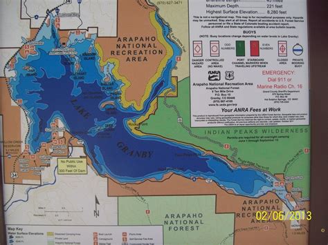 lake granby colorado map