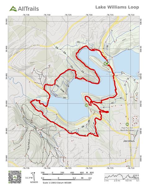 Williams Lake, NM in Taos Ski Village Williams Lake Trail