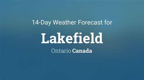 Lakefield Weather