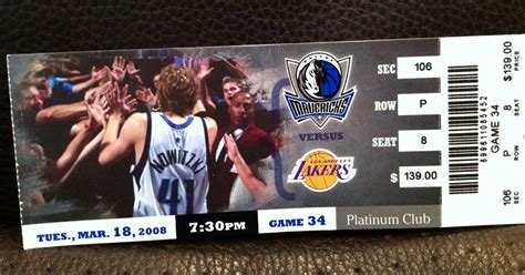 lakers and mavs tickets