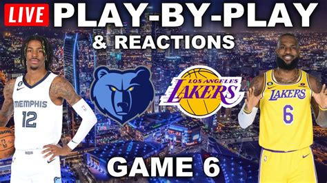 lakers grizzlies game 6 stats