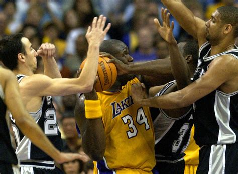 lakers roster 2003 vs spurs