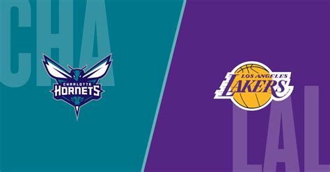 lakers vs charlotte hornets 2024