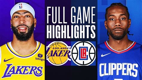 lakers vs clippers full game highlights